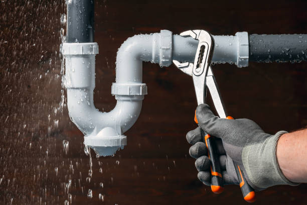 Professional Emergency Plumber technician working in Saybrook, IL
